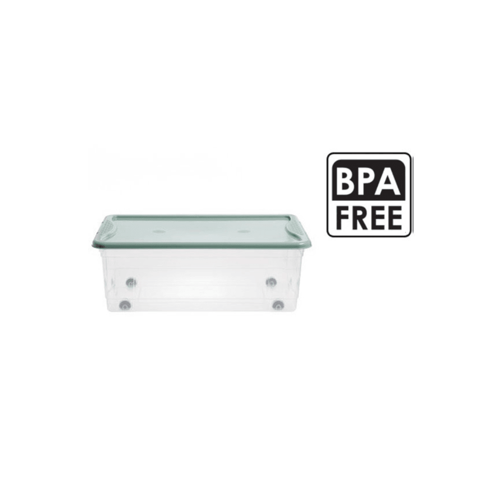 Cyclops Кутија за складирање со тркалца 25l.