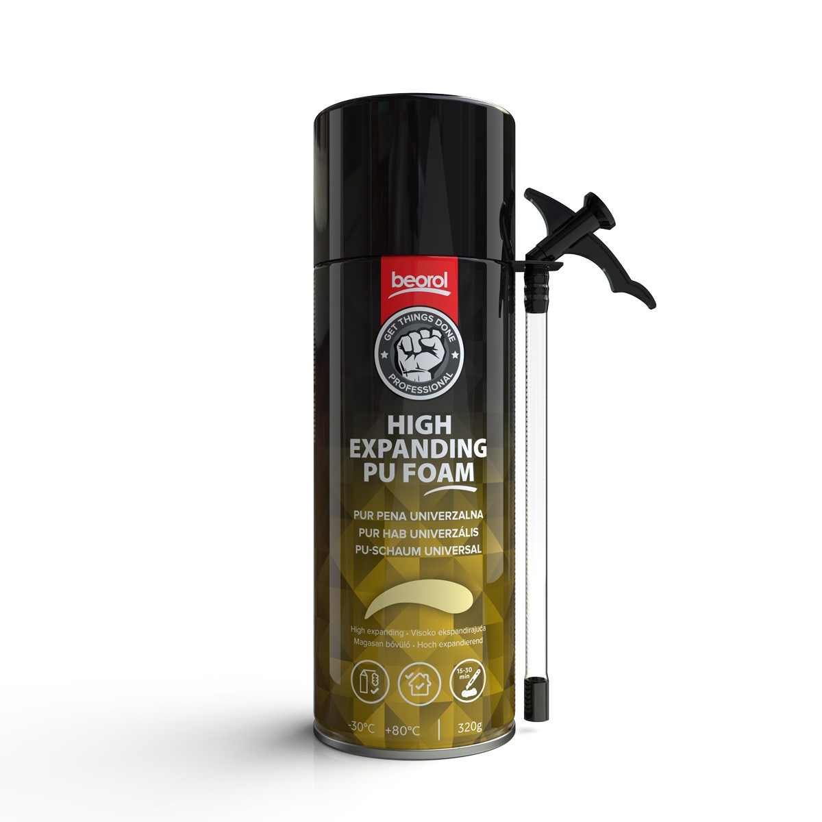 BEOROL Пур пена 320гр