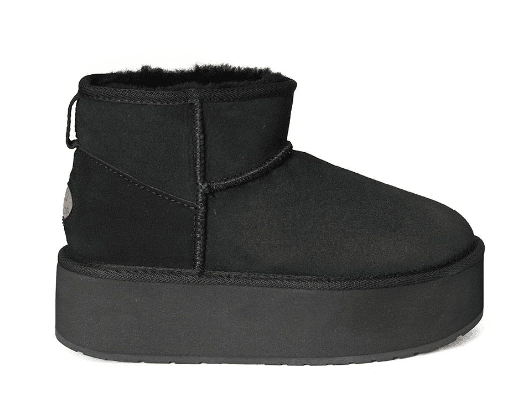 Женски чизми Emu Stinger микро рамноформ, црни