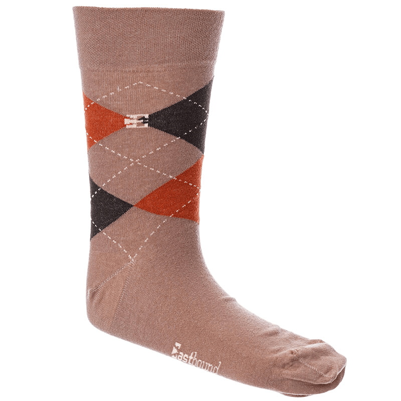 EASTBOUND Машки чорапи Romb, кафеави