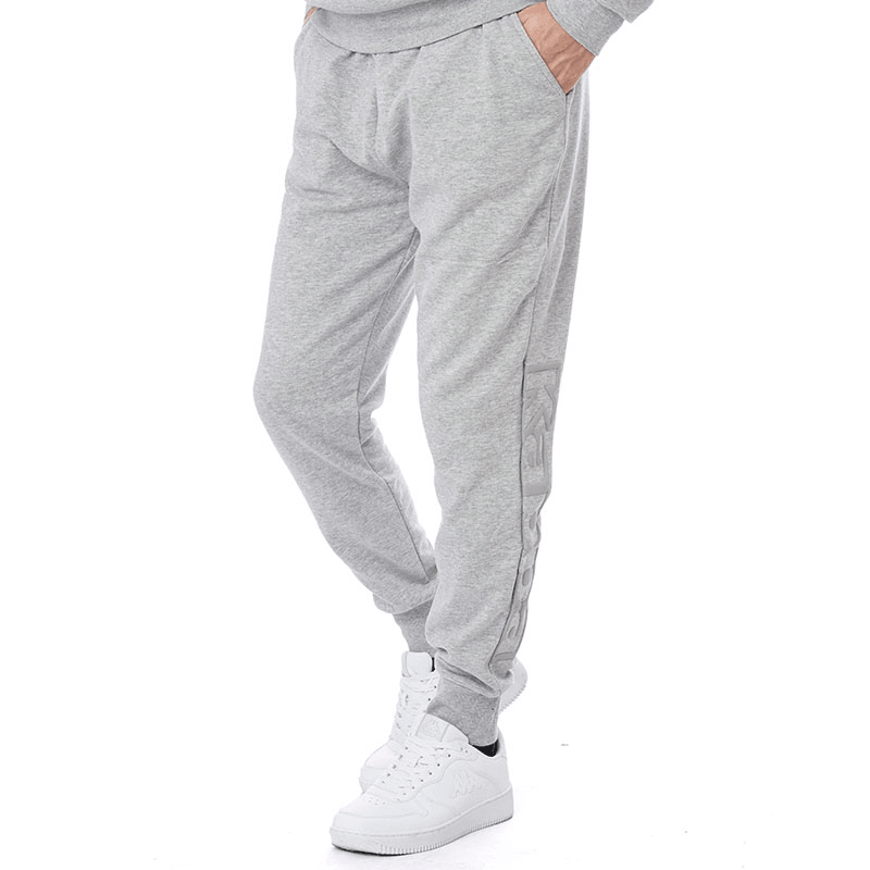 KAPPA Машки тренерки долен дел Logo Bipant, сив