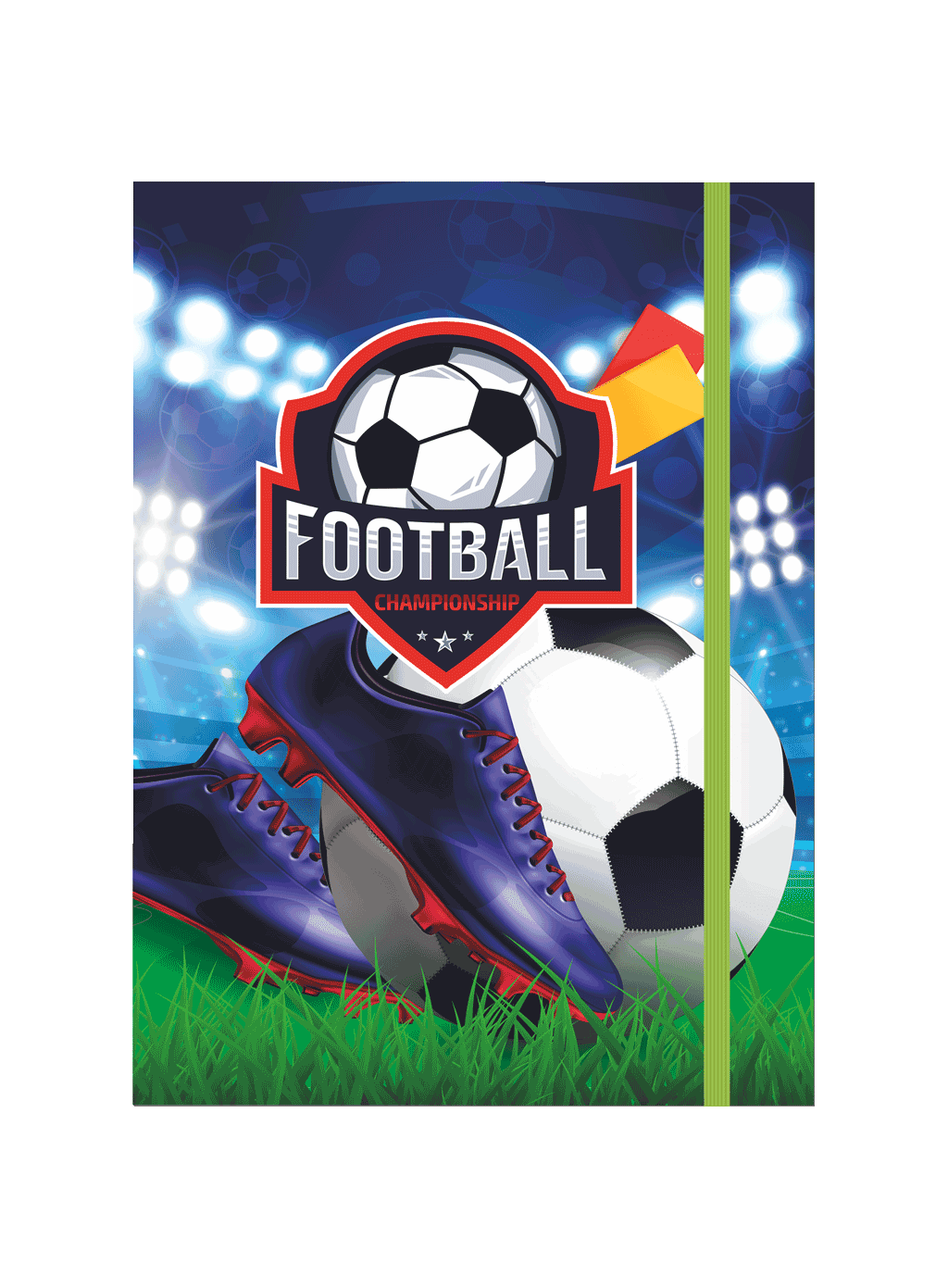 Optimum Папка со ластик А4 3D кутија Football