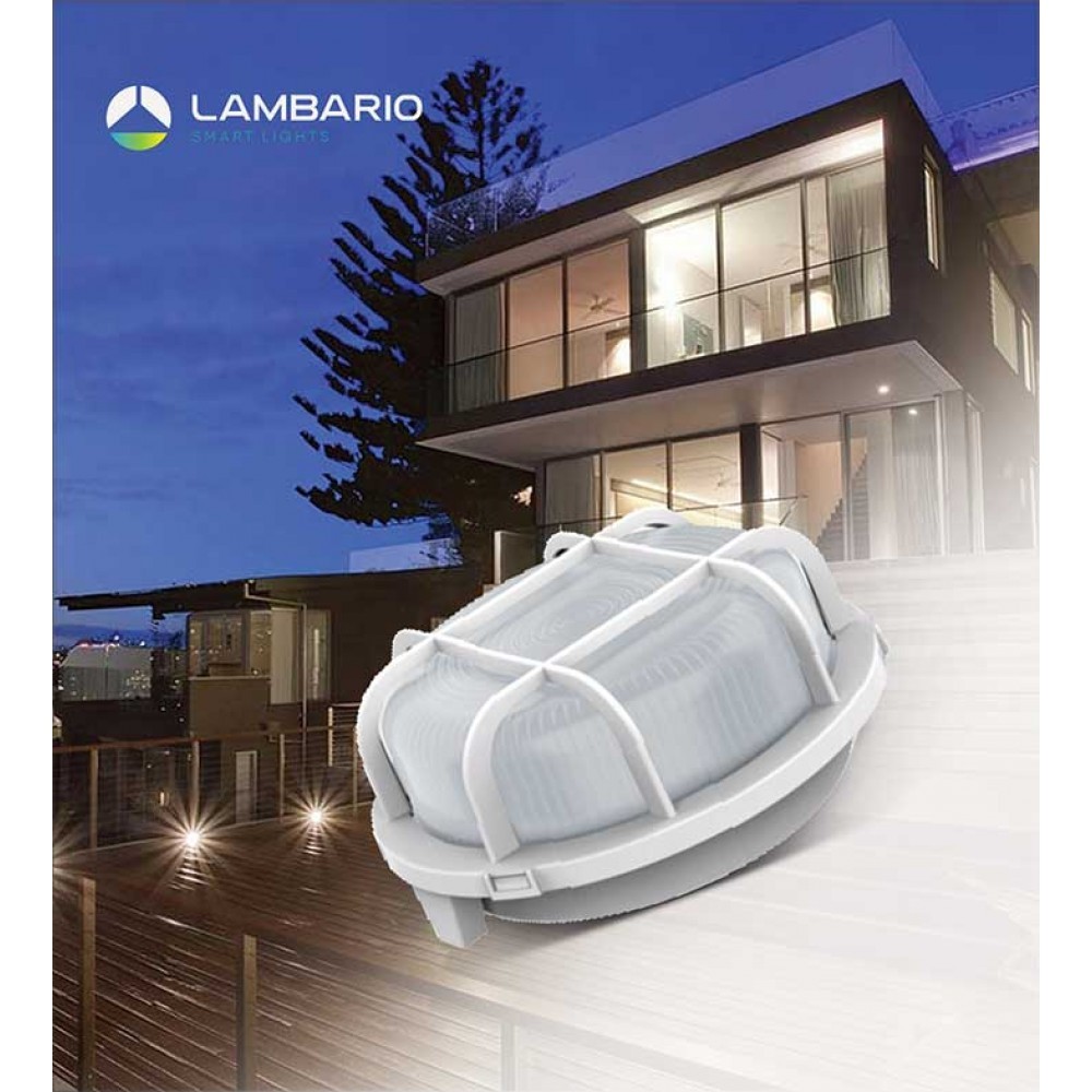LAMBARIO Плафонска светилка 18w led 4200k ip65 бела