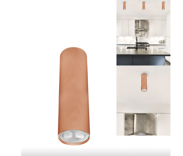 LAMBARIO Плафонска светилка 1xgu10 max50w бакар h-200mm