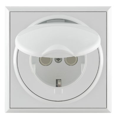 PREMIER Приклучок ii шуко капак и зашт.11.01.054