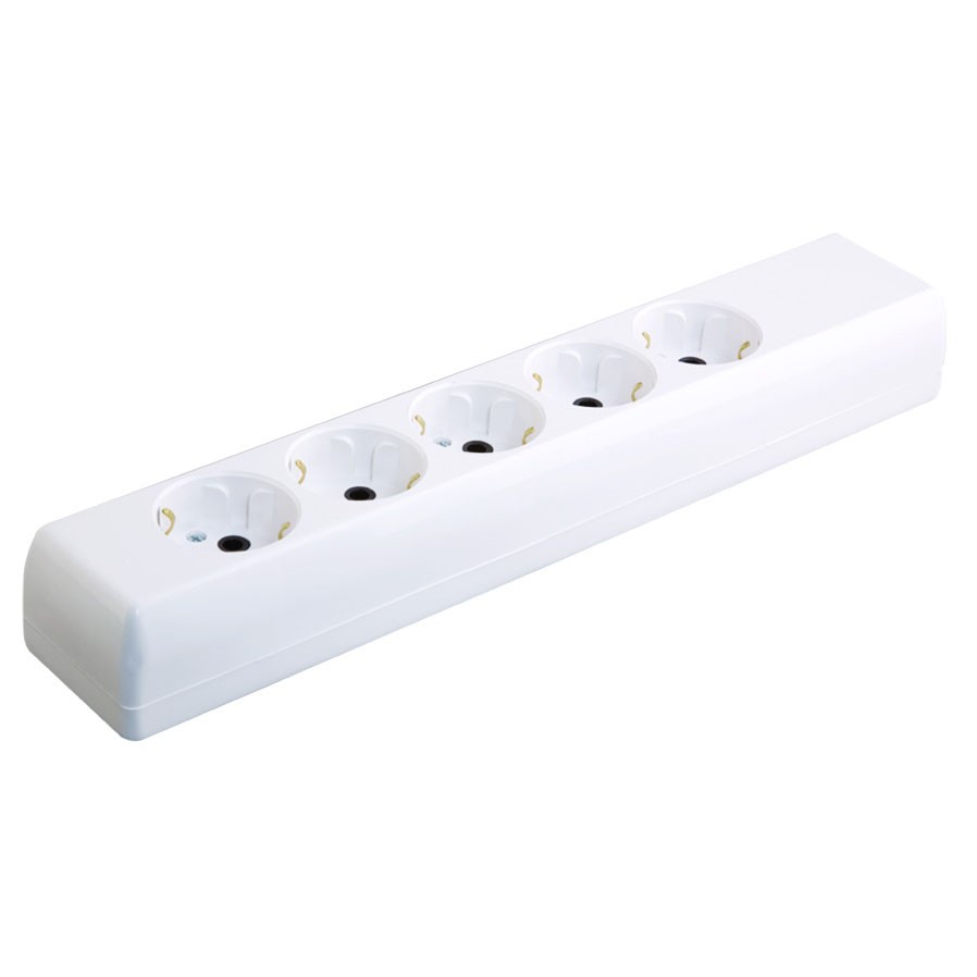 TEHNOELEKTRO Кутија за продолжен кабел со 5 приклучоци