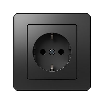 TEM Приклучок ii шуко економик црн со рамка