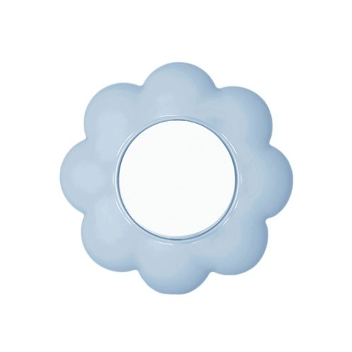 MAJUR Прекинувач обичен хеппи цвет бело-светлосино