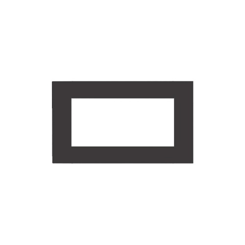 KOMBO Рамка 4м црна 20.75.004