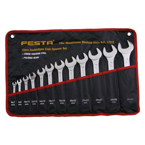 FESTA Рачваст клуч сет 12/1 crv 6-32 mm