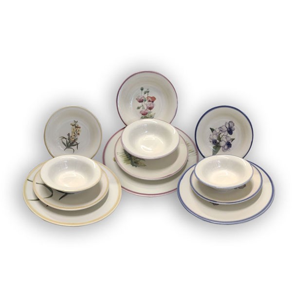 Сервис за Јадење 24 Парчиња Шарен Nano