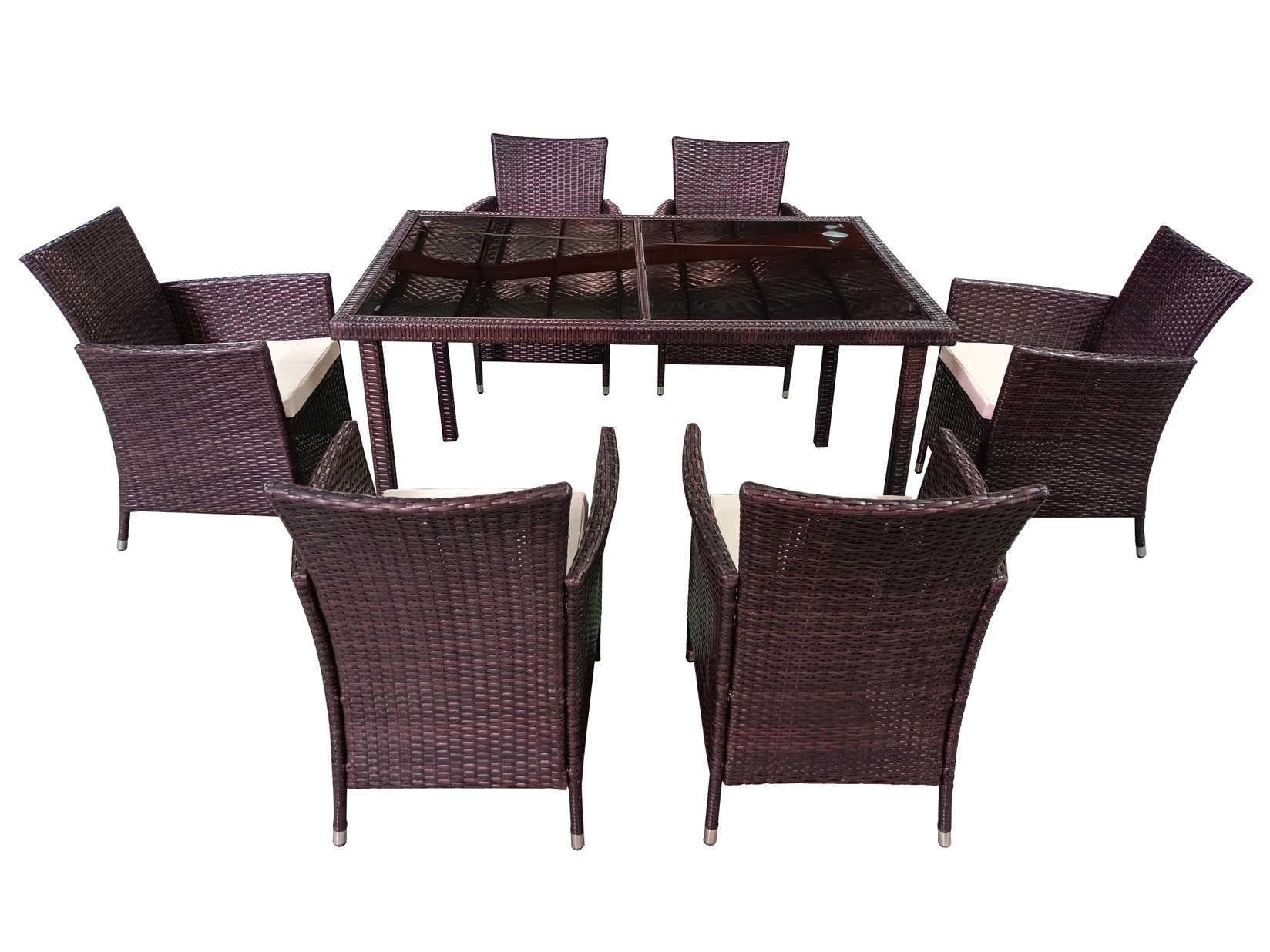 TONS GARDEN Сет маса со 6 столици