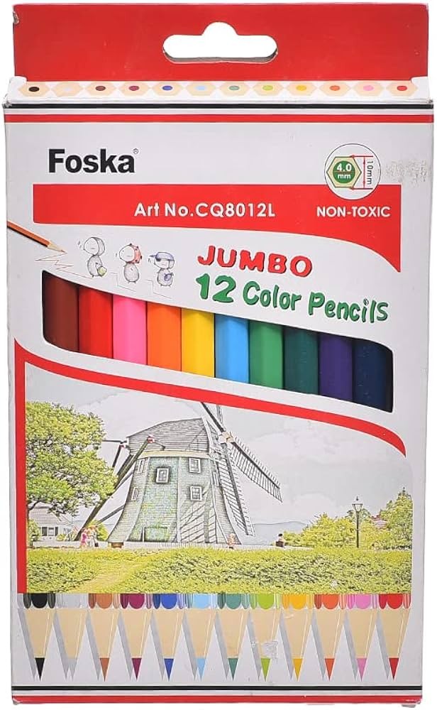 Foska Дрвени боици џамбо Фоска