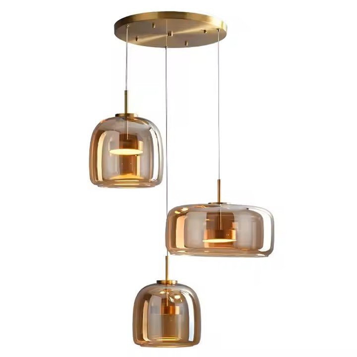 Vivienne - Висечки Кружен Златен Лустер 3colors