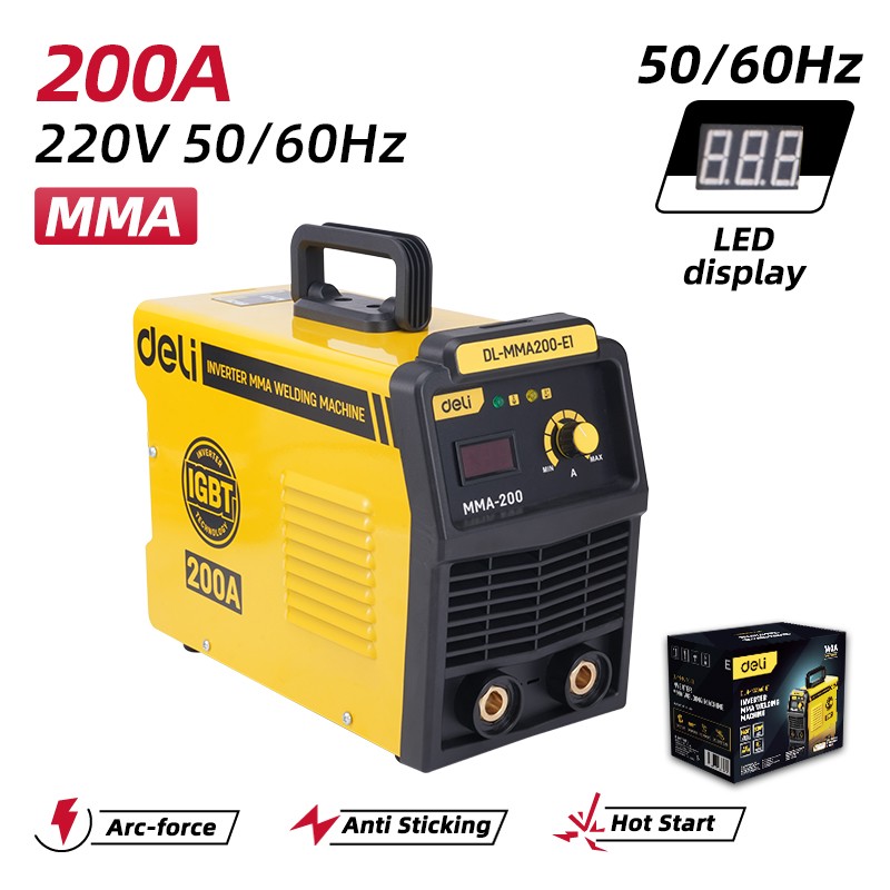 DELI Инвертер апарат за заварување 200A