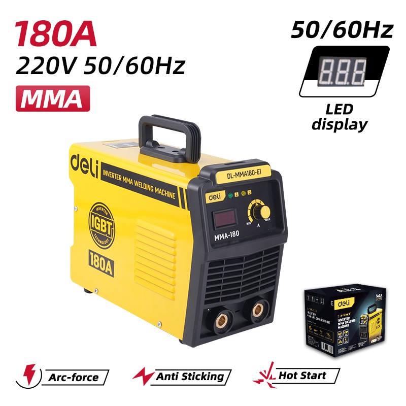 DELI Инвертер апарат за заварување 180A