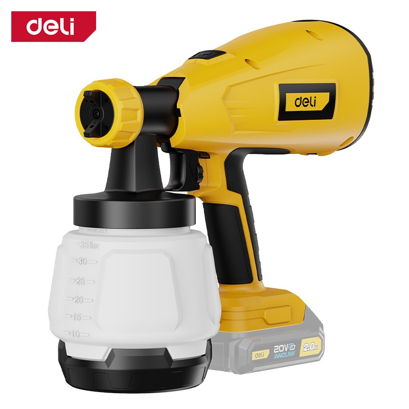 DELI Батериски пиштол за фарбање 20V