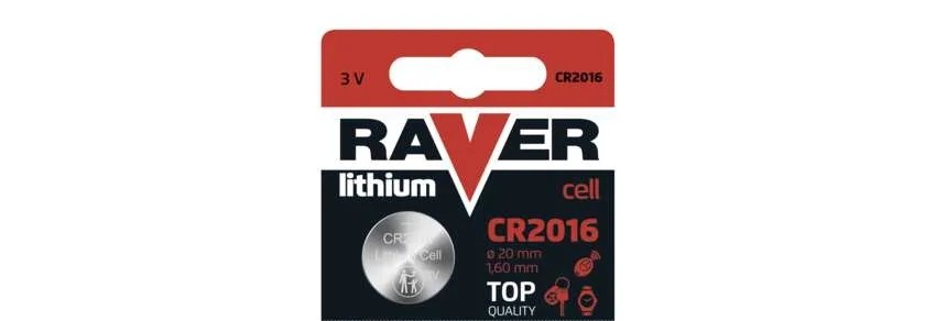 Raver литиумска батерија CR2016