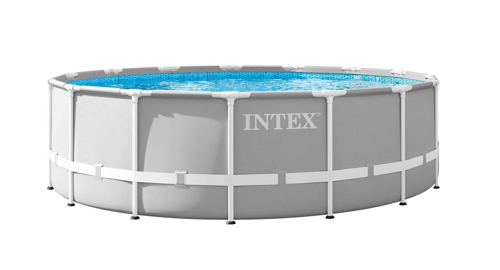 Intex Базен Pris frae сет од пумпа, скали,подлога и покривка 4.57 x 1.22