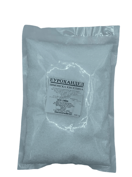 ЕУРОХАНДЕЛ Лимонска Киселина 500g