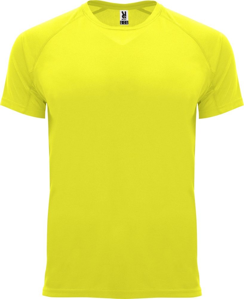 ROLY Спортска dry fit маица Bahrain (флуор. жолта)
