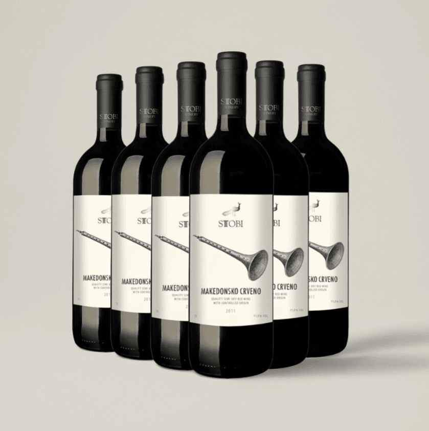 STOBI Вино Македонско црвено 6х1l