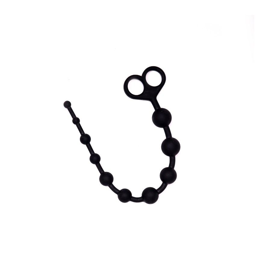 FANTAZIJA Силиконски анални топчиња црни 34cm