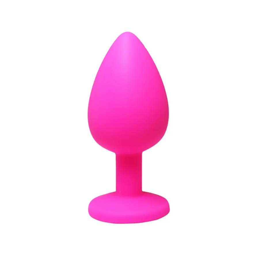 FANTAZIJA Анален дилдо мал розев силиконски со циркон