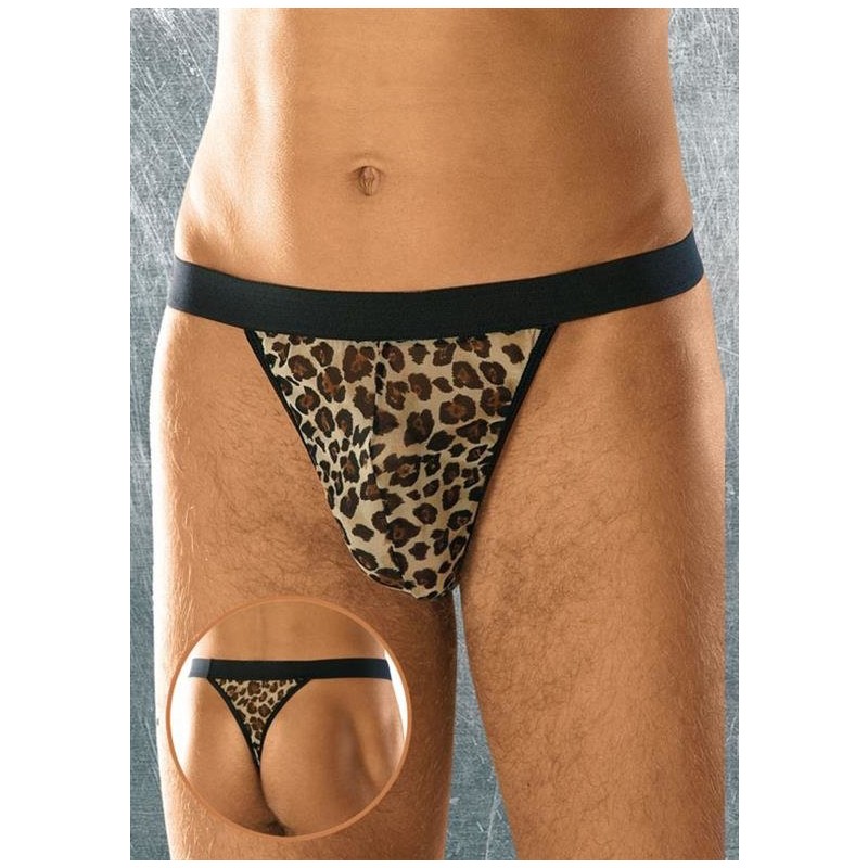 FANTAZIJA Машка секси танга Leopard Thong 4457