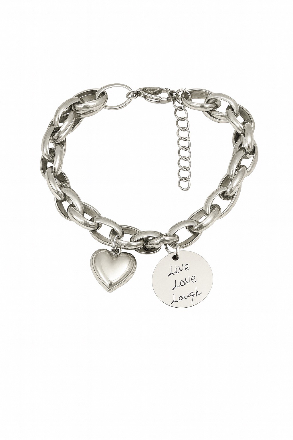 GALA Женска нараквица со Срце - Медицински челик