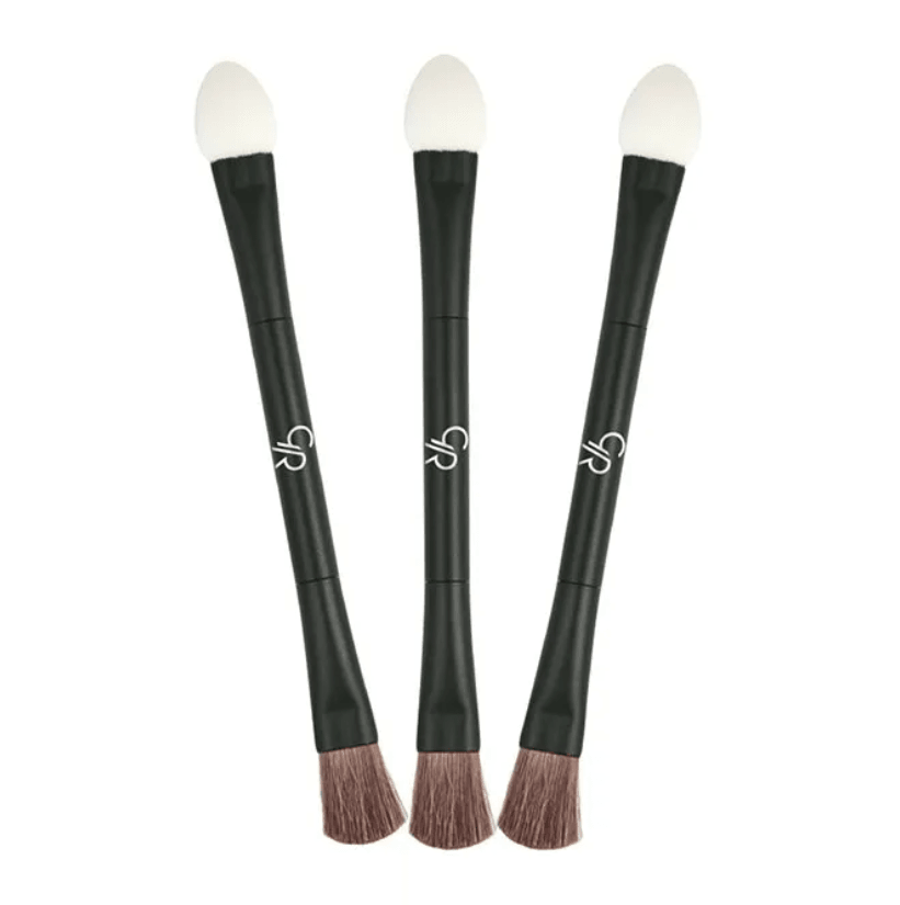 GOLDEN ROSE Четка за сенки со двоен крај