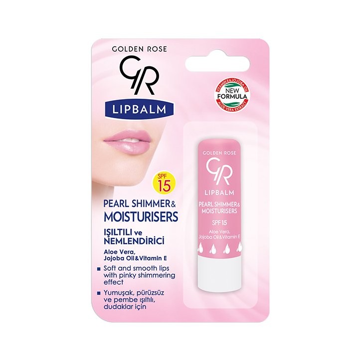 GOLDEN ROSE Балсам за усни Pearl Shimmer & Moisturizer 3