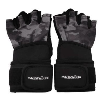HARDCORE Машки ракавици за теретана Army Camo Soft Pad 1-2034
