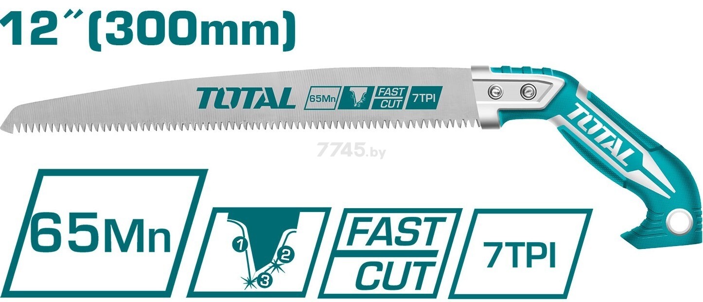 TOTAL Пила Рачна, THT5113006 / 26