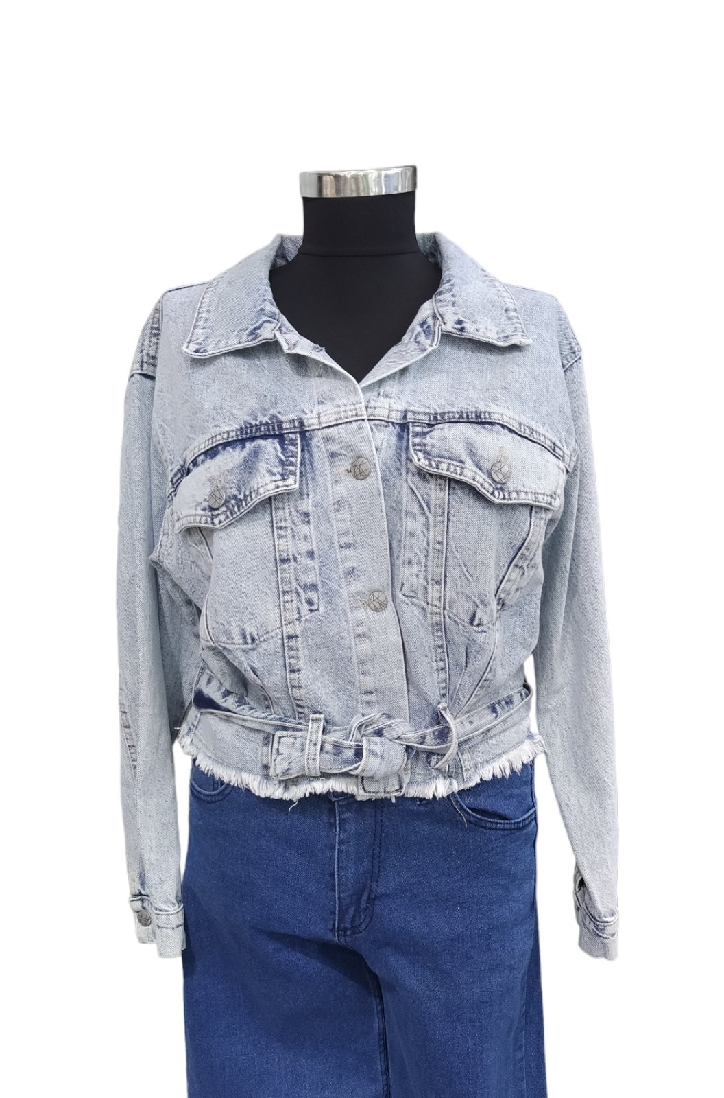 IVERI Јакна тексас со колан