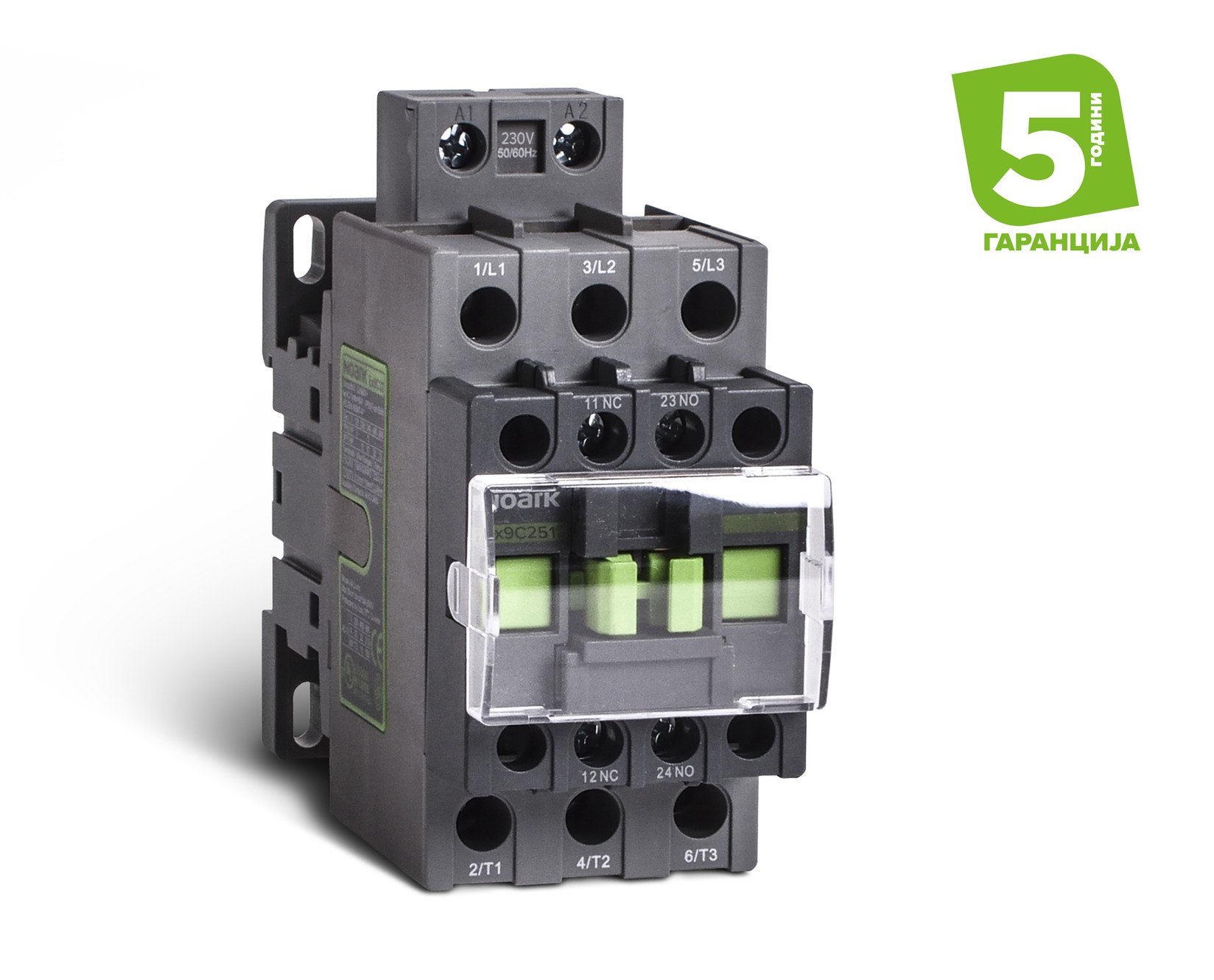 Noark Контактор 3П 25А 230В АЦ