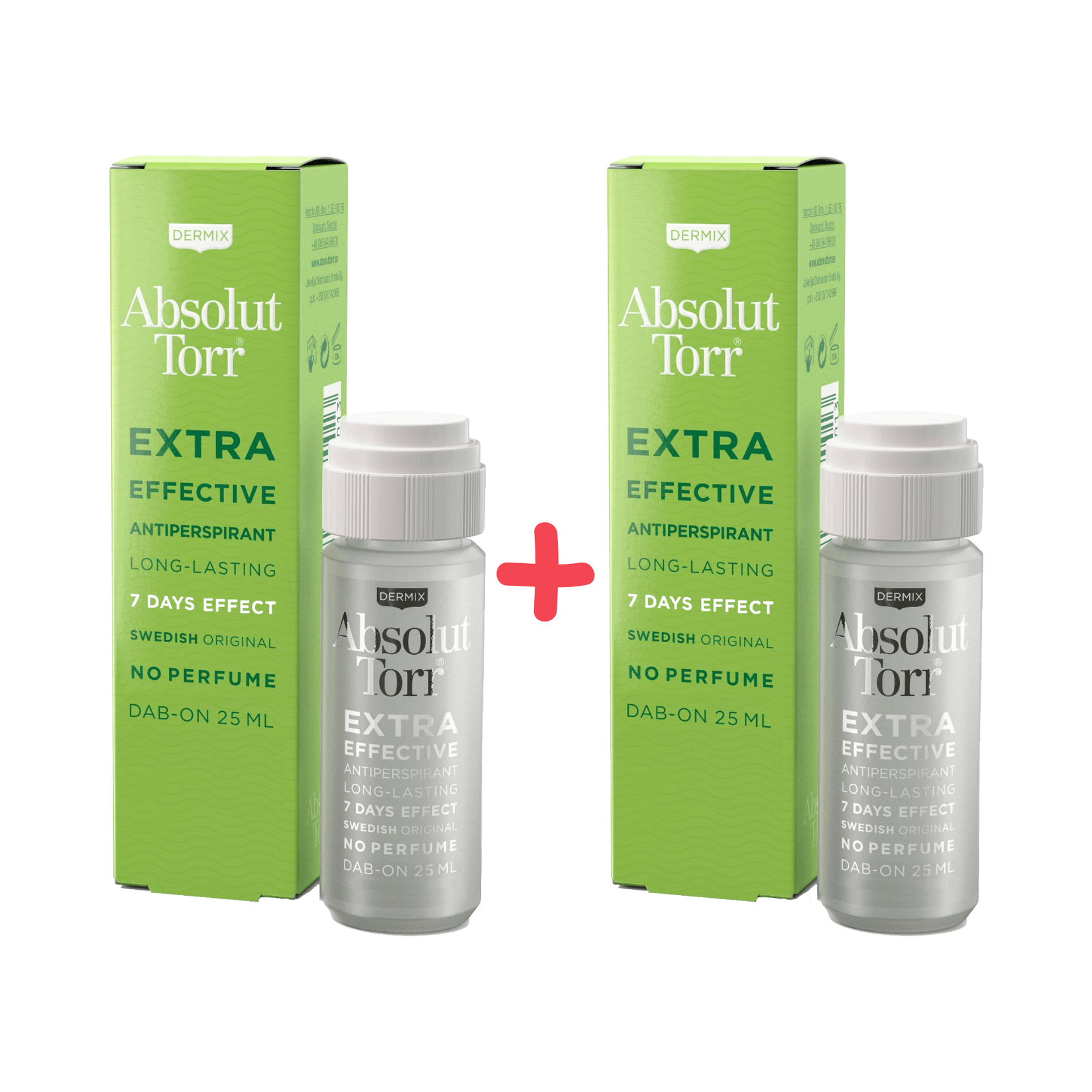 Dermix 2 X Absolut Torr Eфикасен Aнтиперспирант со Долготраен 7 Дневен Ефект 25ml