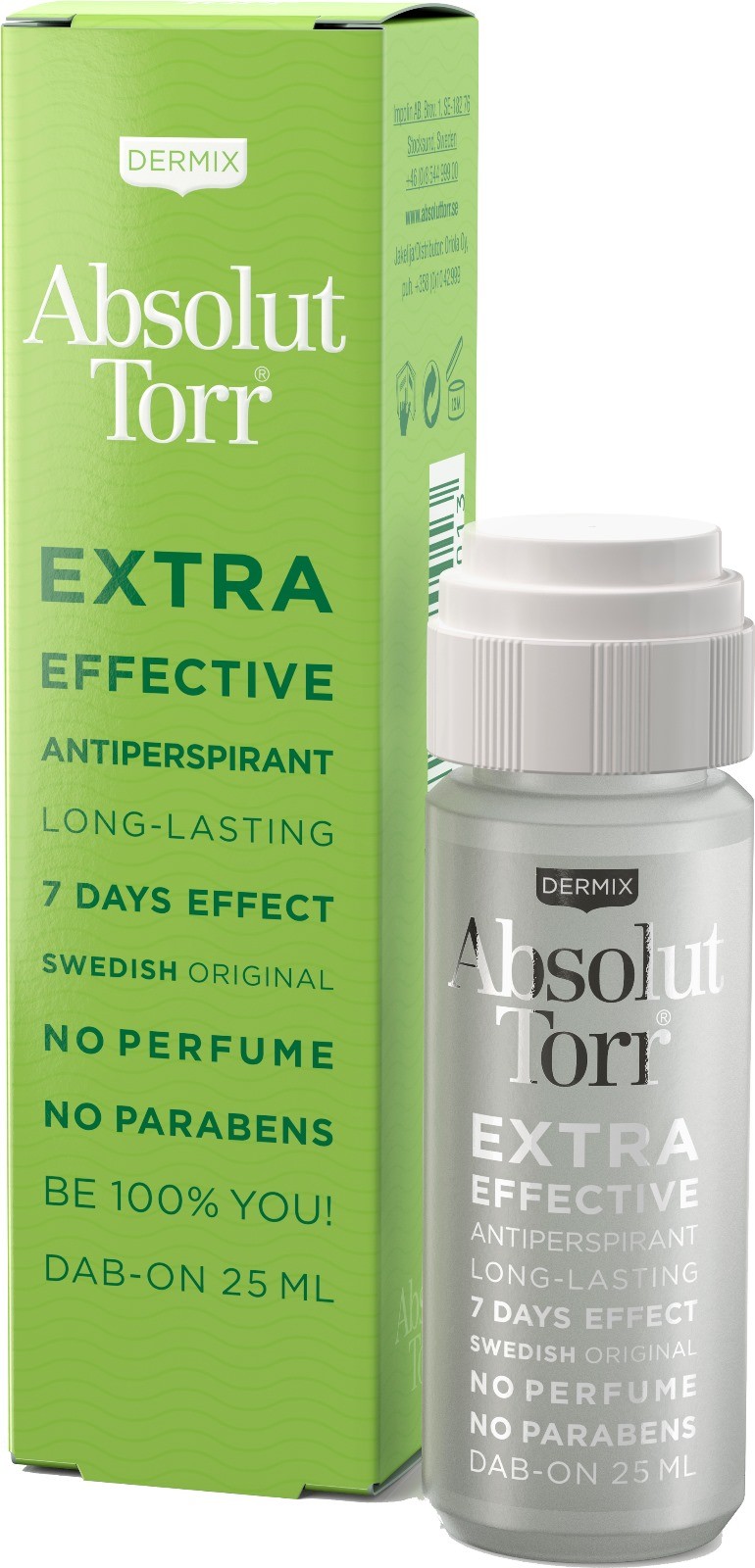 DERMIX Absolut Torr Eфикасен Aнтиперспирант со Долготраен 7 Дневен Ефект 25ml