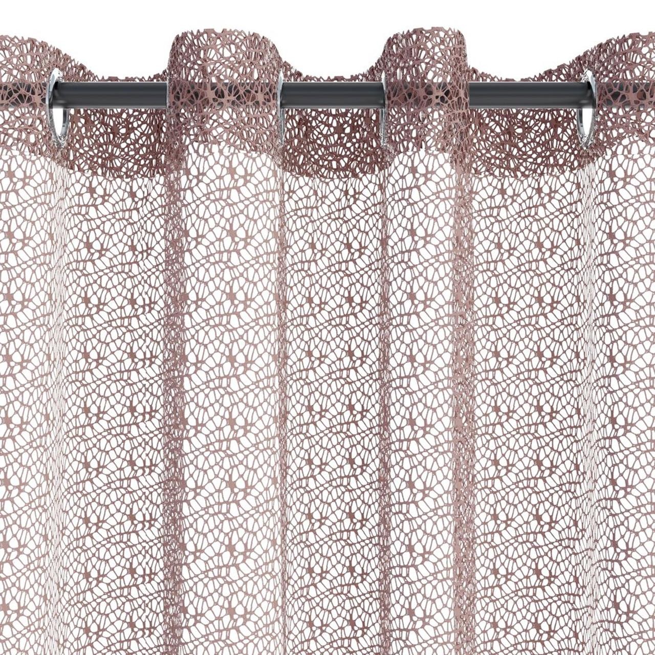 JYSK Завеса LURO 1x140x300 мрежа виолетова