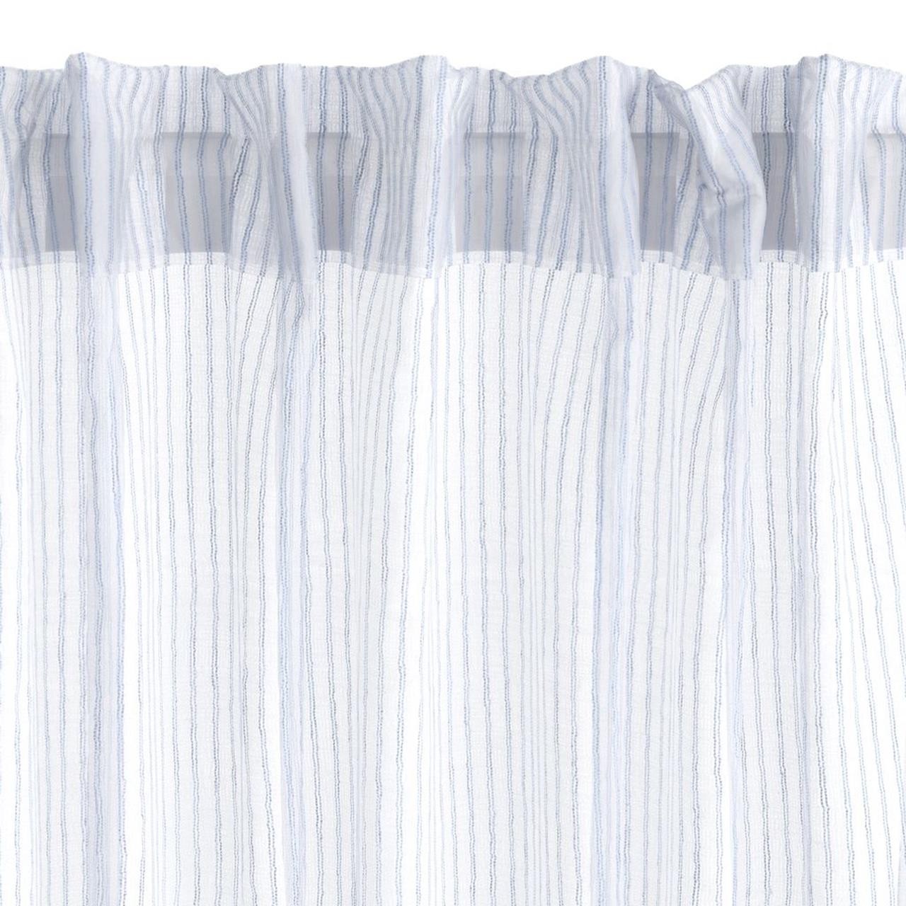 JYSK Завеса ERKEN 1x140x300cm бела/сина