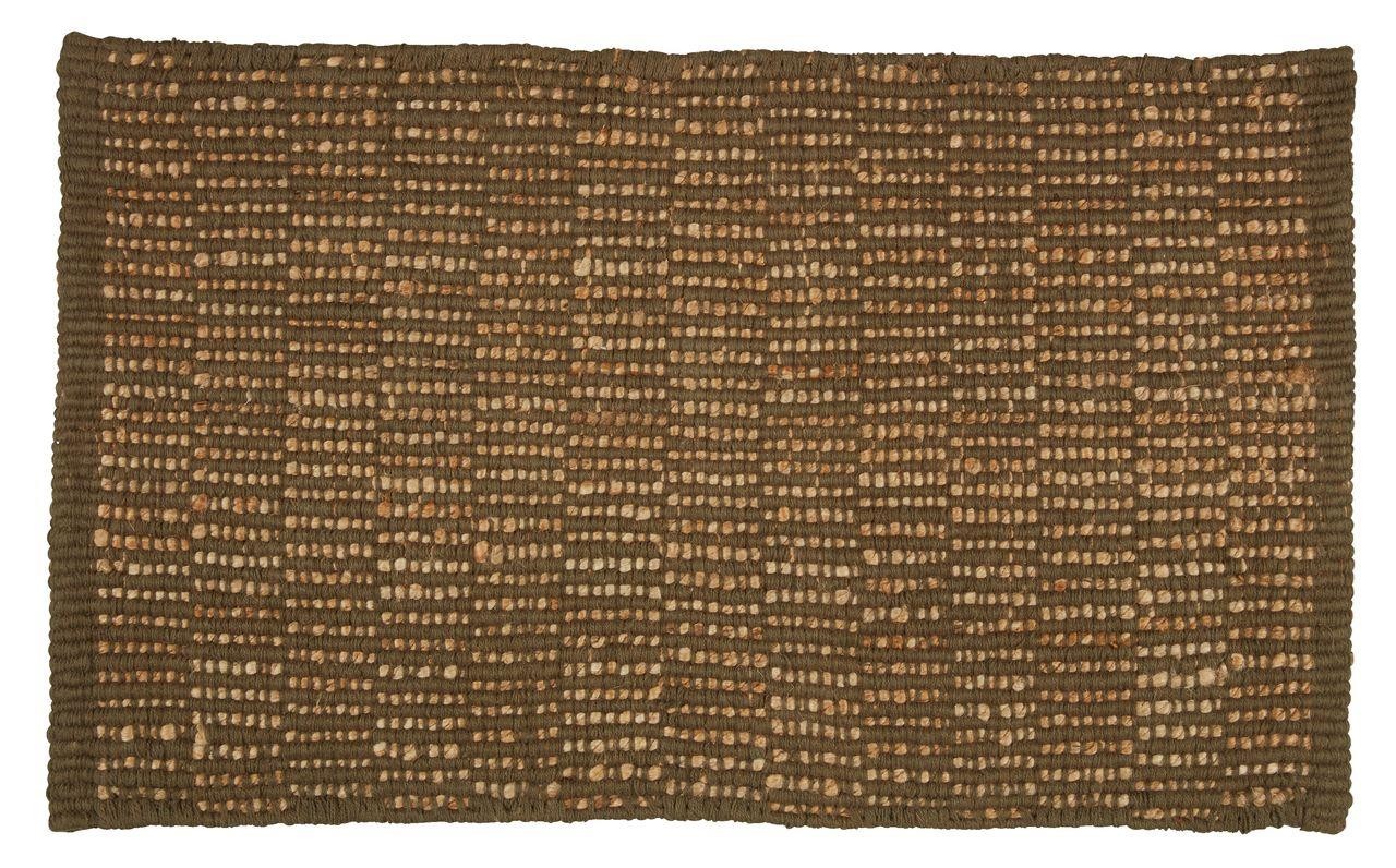 JYSK Патосница за пред врата KRYPMURE 45x75 зелена/крем