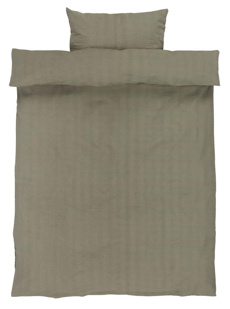 JYSK Сет навлака TINNE 140x200 темно зелена