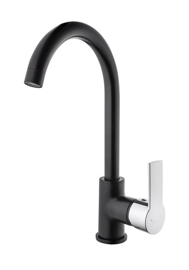 KAS Еднорачна батерија за кујна DEFNE U лула црна