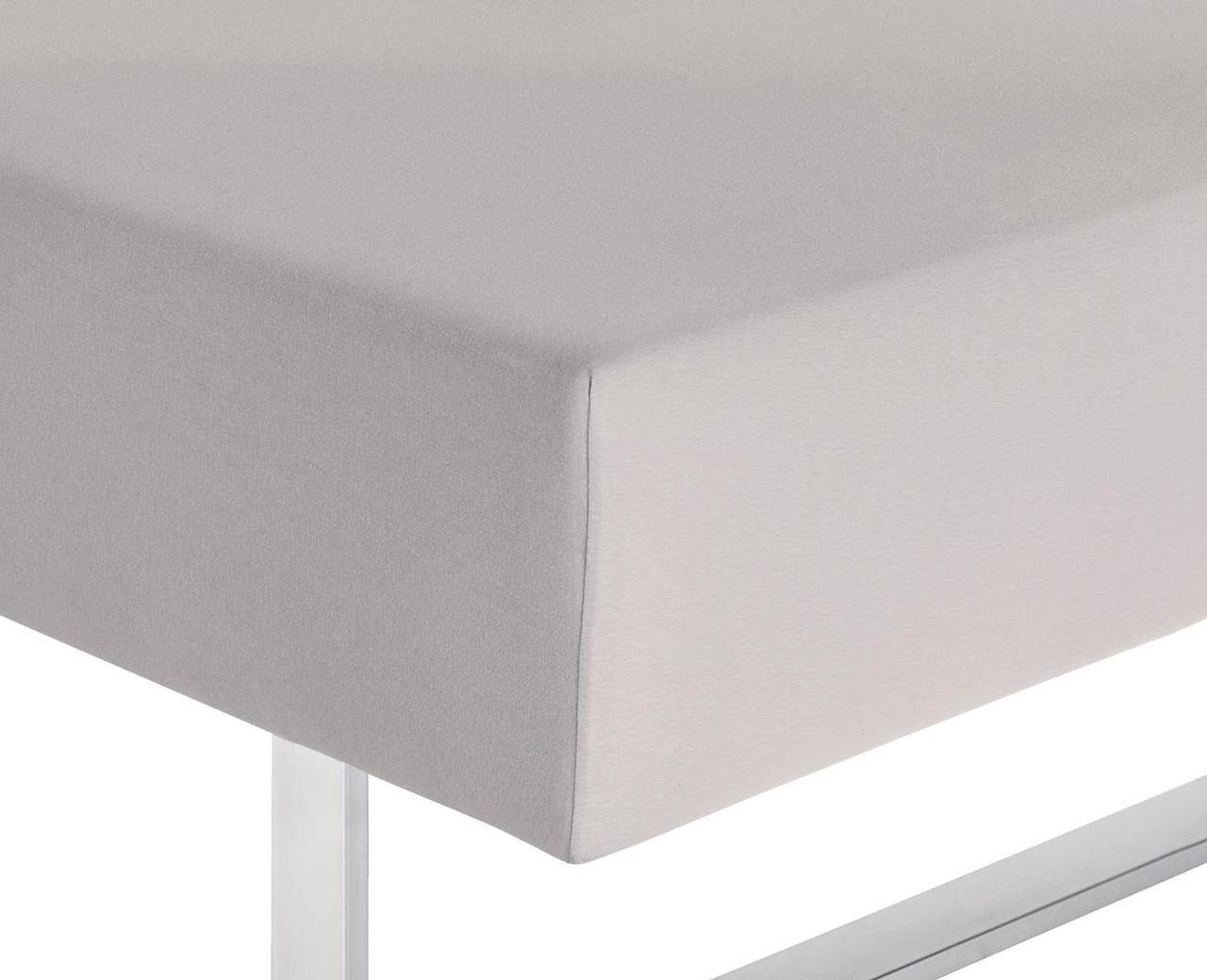 JYSK Чаршав Со Ластик 140X200X35Cm Светло Сив