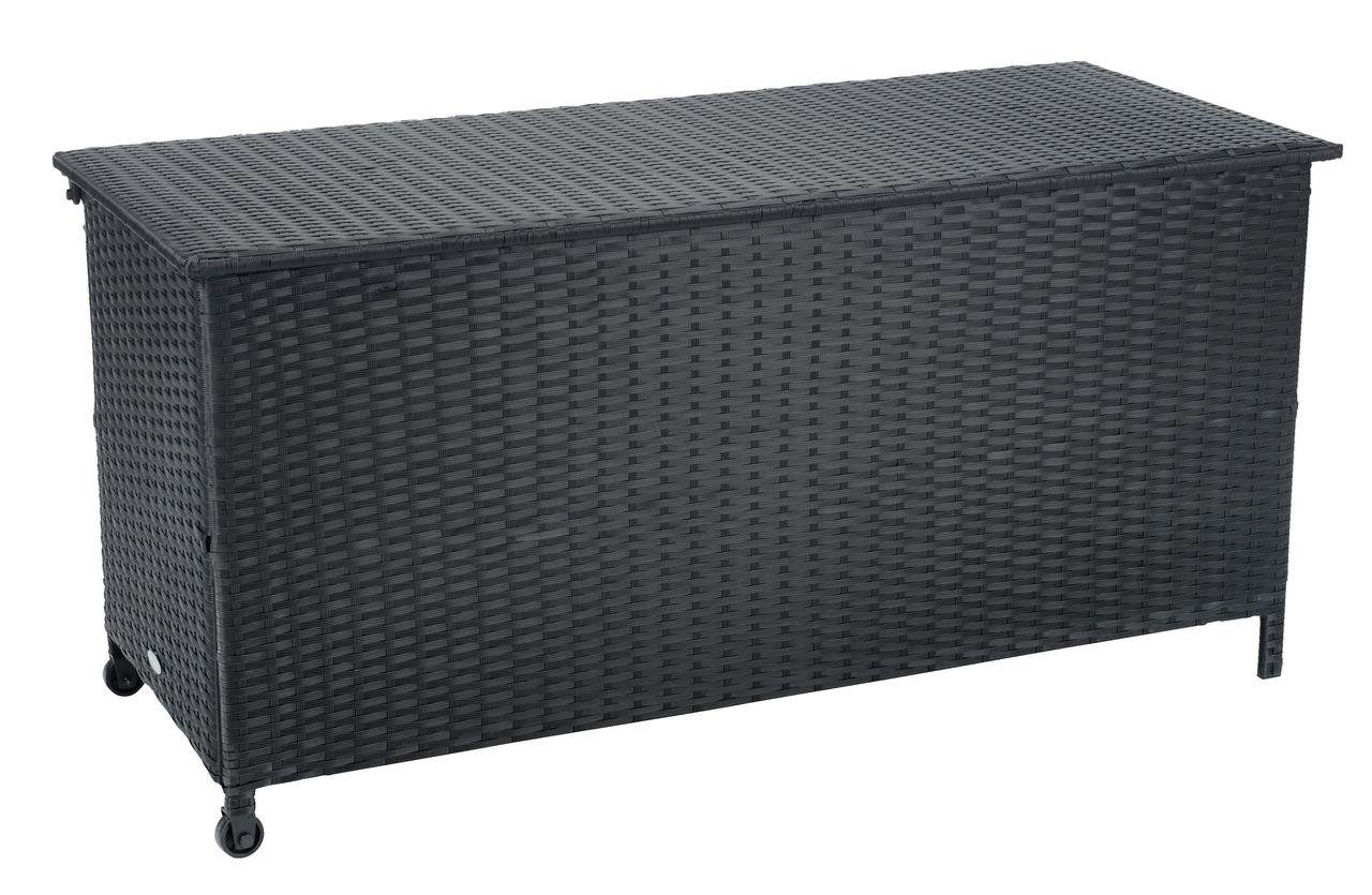 Jysk Кутија за јастучници YDERUP 133x64x55 црна боја