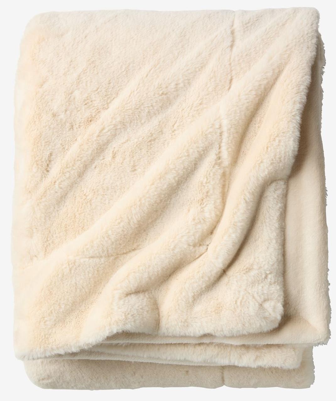 Jysk Ќебе KALKLOK 130x170 вештачка кожа крем боја