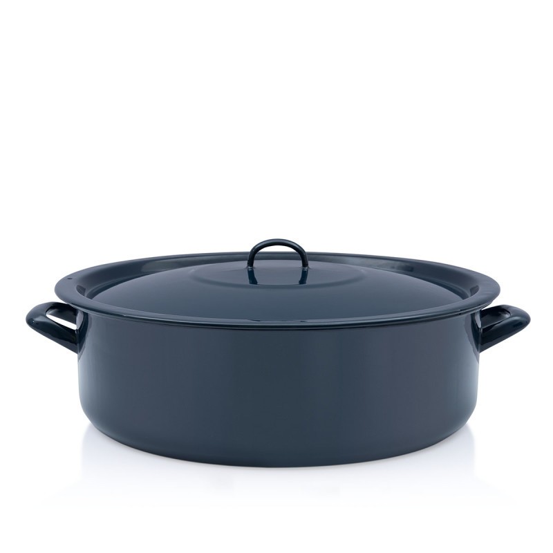 METALAC Плитко тенџере со капак classic 40cm/20L тегет