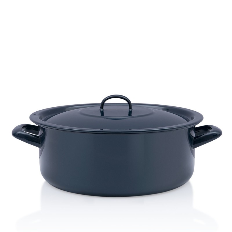 METALAC  Тенџере плитко класичен  30цм/9л со капак тегет