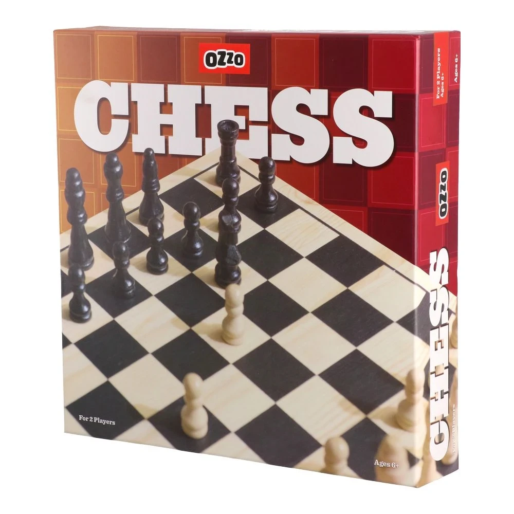 OZZO Sozzle Шаховски дрвен, 25,5 x 25,5 x 1 cm