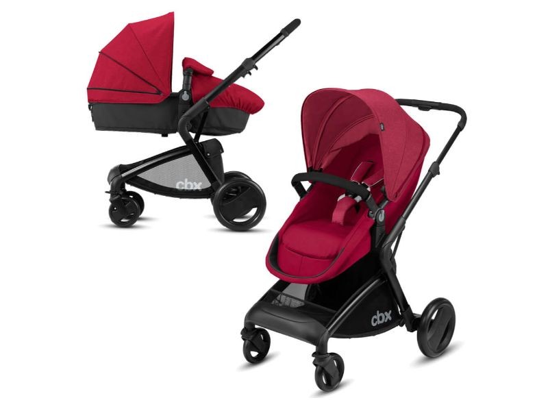 Cbx Количка 2во1 Bimisi Flex - Crunchy црвена